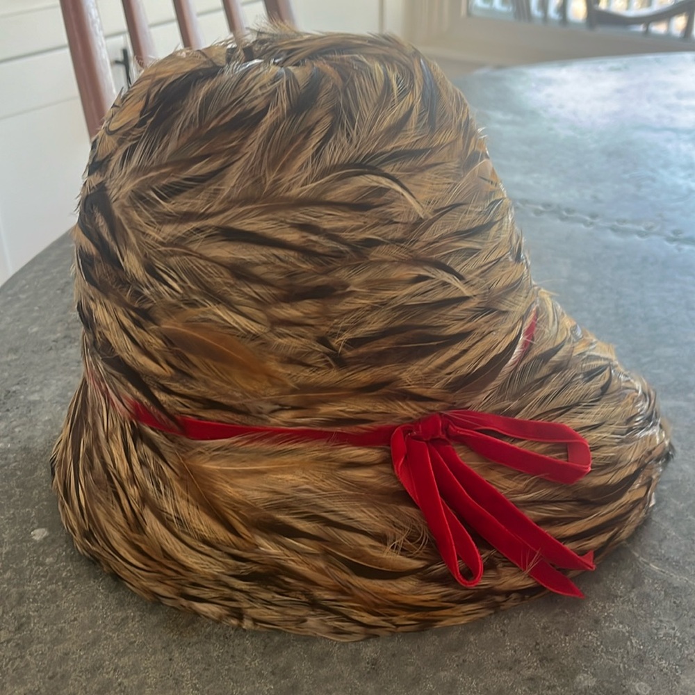 Vintage Vincent De Koven Feather Hat